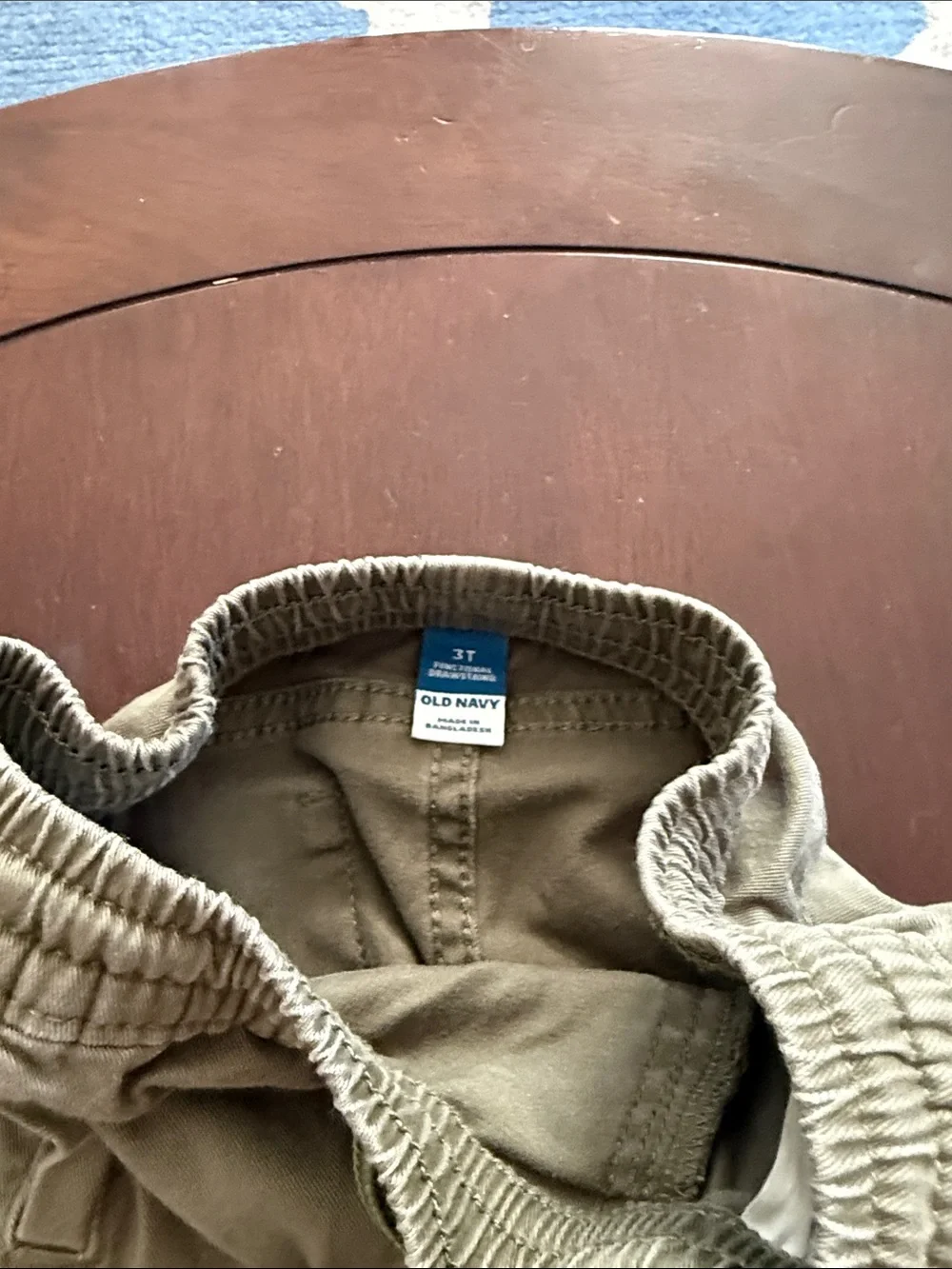 Old Navy Kids Olive Green Drawstring Cuffed Joggers